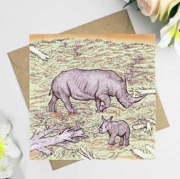 'Wild Safari' Mixed Pack Of Ten Greeting Cards, 4 of 10