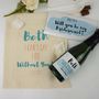 Will You Be My Bridesmaid Personalised Mini Label, thumbnail 3 of 4