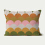 Retro Scallop Patterned Cushion, thumbnail 2 of 2