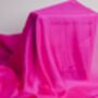 100% Mulberry Silk Scarf, Hot Pink, Bright Pink, thumbnail 2 of 5