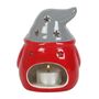 Red And Grey Gonk Tealight Holder, thumbnail 3 of 5