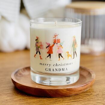 Personalised Merry Christmas Soy Candle, 7 of 7