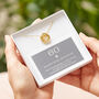Gold Plated 60th Birthday Ring Necklace, thumbnail 1 of 5