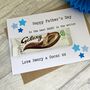 Personalised Daddy Happy Father's Day Chocolate Card, thumbnail 2 of 2