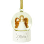 Personalised Angel Glitter Snow Globe Tree Decoration, thumbnail 3 of 3