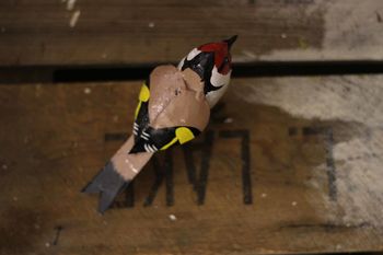 Goldfinch Handmade Recycled Metal Garden Ornament, 6 of 6