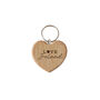 Oak Heart Keyring 'Love Ireland' | Keys | Key Accessory, thumbnail 2 of 2