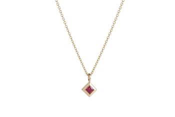 Princess Ruby Stud Necklace, 2 of 2