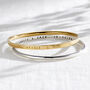 Personalised Script Bangle, thumbnail 1 of 9