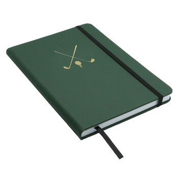 Golf Gold Foil Embossed Notebook, 3 of 4