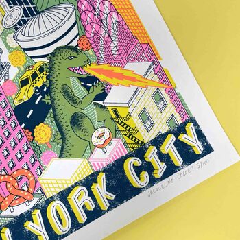 A2 New York City Silk Screen Print 2nd Edition, 4 of 6