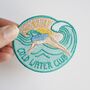 Cold Water Club Wild Swimming Iron On Patch, thumbnail 2 of 4