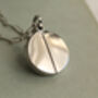 Silver Hidden Message Locket Necklace, thumbnail 3 of 10