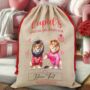 Personalised Valentine Animal Couple Love Heart Cupid Sack, thumbnail 5 of 12