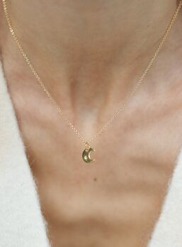 Love You To The Moon And Back Necklace Gold Filled, 4 of 6