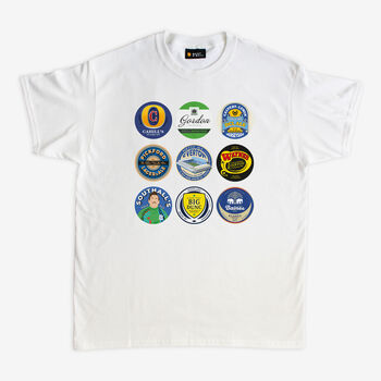 Everton Beer Mats T Shirt, 2 of 4