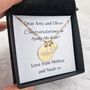 Gold Vermeil Plated Tie The Knot Wedding Necklace, thumbnail 2 of 5