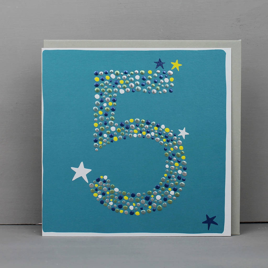 5th Birthday Card For Boy Or Girl, 1 of 2