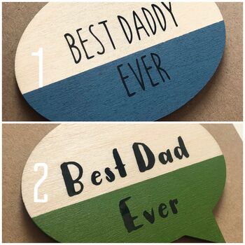 Best Dad/Daddy Ever Magnet Birthday/Father's Day Card By Alphabet ...