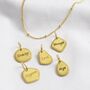 Gold Sterling Silver Affirmation Pendant Necklace, thumbnail 2 of 10