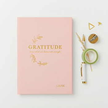 Personalised Hardback Gratitude Journal, 2 of 8