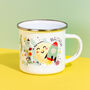 Personalised Children's Outer Space Planets Enamel Mug, thumbnail 3 of 6