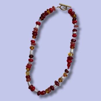 Selma Murano Glass Beaded Necklace, 4 of 11