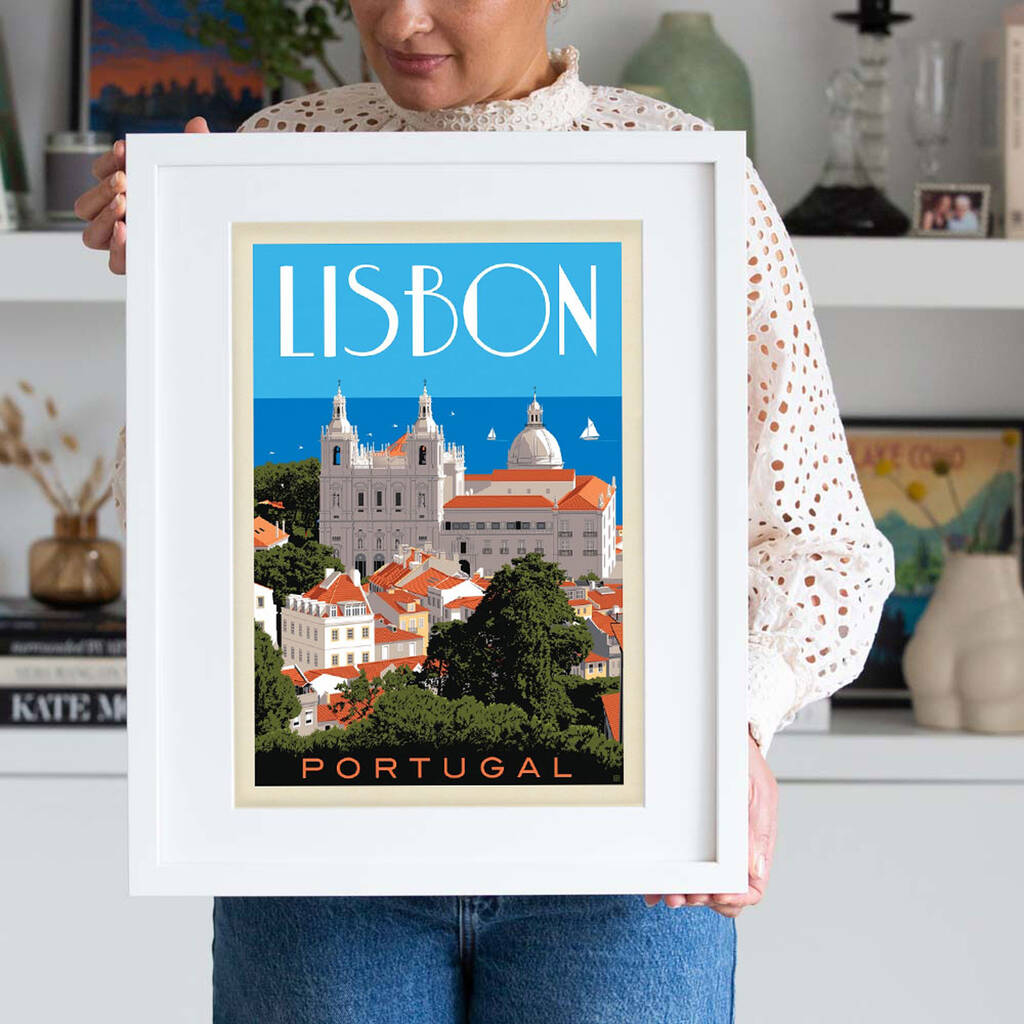 lisbon travel prints