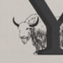 Y Is For Yak, Alphabet Card, thumbnail 2 of 2