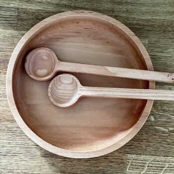 Set Of Two Wooden Serving Spoons, 2 of 7