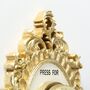 Press For Champagne Gold Vintage Effect Wall Bell, thumbnail 4 of 5