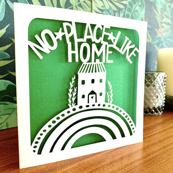 Personalised No Place Like Home Card, 2 of 4