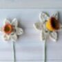 Daffodil Crocheted Flower Printable Guide, thumbnail 2 of 4