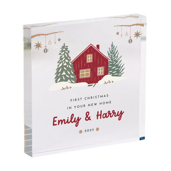 First Christmas In New Home Plaque For Couple, 3 of 3