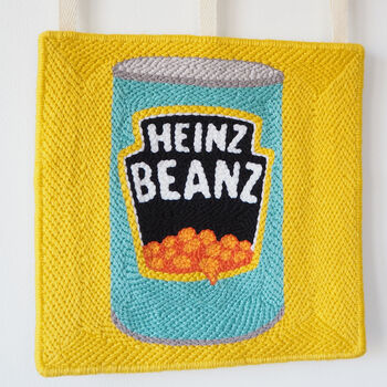 Heinz Baked Beans Punchneedle Pop Art, 4 of 4