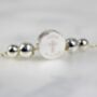 Personalised Silver Plated Cross Round Bracelet, thumbnail 5 of 5