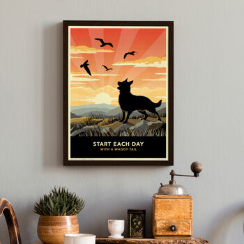 Limited Edition German Shepherd Print: Dog Lovers Gift, 4 of 7