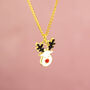 Rudolph Reindeer Necklace, thumbnail 4 of 9