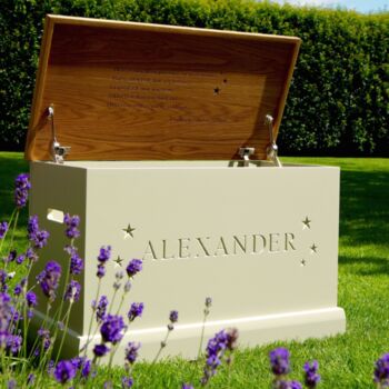 Personalised Wooden Toy Box, 4 of 9