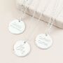 Personalised Aquarius Constellation Necklace In Silver, thumbnail 3 of 10