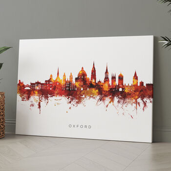 Oxford Skyline Cityscape Art Print, 7 of 12