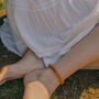 Yellow Jade Anklet In Gold, thumbnail 1 of 4