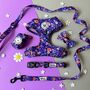 Ditsy Floral Dog Harness Bundle Collar And Lead Set, thumbnail 4 of 12