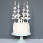 Personalised Family In The Forest Cake Topper, thumbnail 1 of 3
