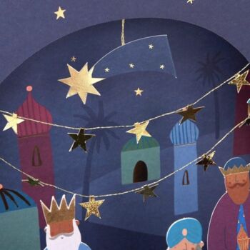 Personalised Nativity Paper Craft Advent Calendar, 5 of 9