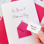 Personalised First Mother's Day Envelope Card, thumbnail 1 of 2