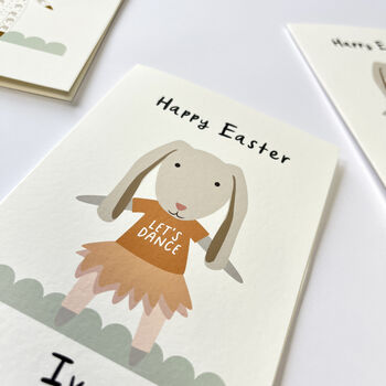 Personalised Easter Mouse Or Bunny Card, 2 of 10