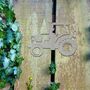 Metal Tractor Wall Art Vintage Metal Tractor Decor, thumbnail 6 of 10