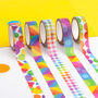 Rainbow Shapes Washi Tape, thumbnail 4 of 4
