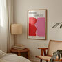 You Make Loving Fun Giclée Retro Art Print, thumbnail 3 of 4